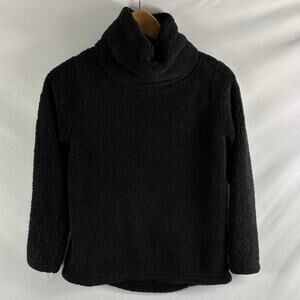 Zella Girls Mock Neck Sherpa Plush Sweater Size Large (10/12)